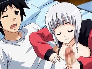 Busty hentai girl hot drilled by furry anime