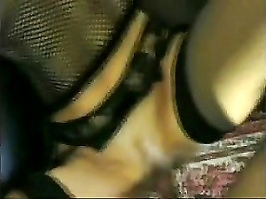 Blonde slut sucks big cock