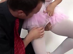 flexible ballerina gets fisted