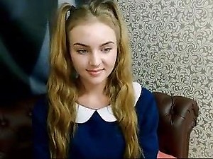 Sexy schoolgirls having lesbian action in classroom